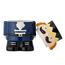 Bloomingville - Feast Krukke m/låg, Multifarvet, Stentøj - Ø14 × H19,5 cm