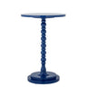 Bloomingville - Ellar Sidebord, Blå, FSC® 100%, MDF - Ø40 × H61 cm