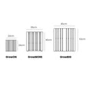 Squarely Copenhagen - GrowMORE plantekasse 35x35 cm, Mørk Eg