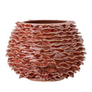 Bloomingville - Morwen Vase, Rosa, Stentøj - Ø22 × H16 cm