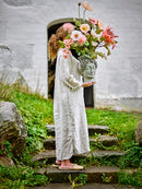 Bloomingville - Akira Vase, Grå, Stentøj - Ø21 × H30 cm