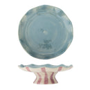 Bloomingville - Willa Kagefad, Multifarvet, Stentøj - Ø28 × H9,5 cm