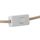 Bloomingville - Emmie Bordlampe, Hvid, polyester - Ø20 × H30 cm