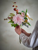 Bloomingville - Splendor Buket, Rosa, Kunstige Blomster - Ø23 × H45 cm