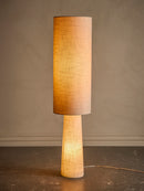 Bloomingville - Emmie Gulvlampe, Natur, Hør - Ø28 × H120 cm