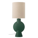 Bloomingville - Sergio Bordlampe, Grøn, Stentøj - Ø21 × H55 cm