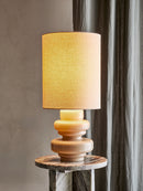Bloomingville - Fabiola Bordlampe, Natur, Glas - Ø24 × H51 cm