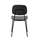 Bloomingville - Monza Spisebordsstol, Sort, Krydsfiner - L45 × H83 × B52 cm