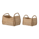 Bloomingville - Selma Kurv, Natur, bankuangræs - L41 × B28 × H25/L51 × B38 × H33 cm, sæt med 2