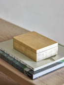 Bloomingville - Nenon Æske m/låg, Guld, FSC® 100%, MDF - L15,5 × H5 × B11 cm
