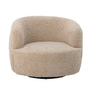 Bloomingville - Bocca Loungestol, Natur, polyester - L89 × H73 × B86 cm