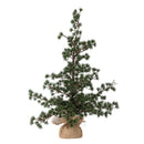 Bloomingville - Cedar Juletræ, Grøn, Kunstige Blomster - Ø50 × H90 cm, fod Ø14 × H8 cm