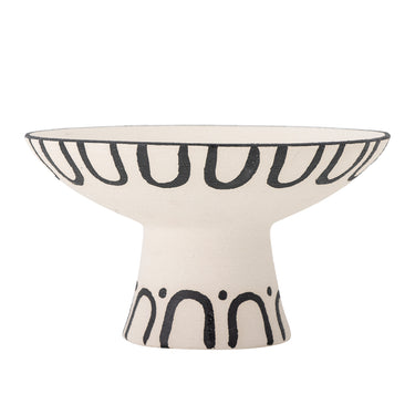 Bloomingville - Mayotte Opsats, Sort, Stentøj - Ø26 × H15 cm