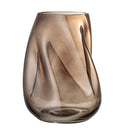 Bloomingville - Ingolf Vase, Brun, Glas - L19 × H26 × B18 cm
