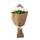 Bloomingville - Tulip Buket, Hvid, Kunstige Blomster - Ø17 × H32 cm