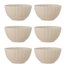 Bloomingville - Latina Skål, multipak, Natur, Stentøj - Ø12 × H6,5 cm, sæt med 6