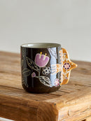 Bloomingville - Vivielle Kop, Multifarvet, Stentøj - Ø8,5 × H9,5 cm, sæt med 4