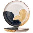 Bloomingville - Jules Serveringsfad, Blå, Stentøj - Ø35 × H4 cm
