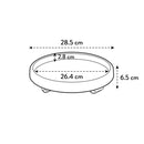 Elho - Universal underskål m. hjul, forskellige str., Antracit