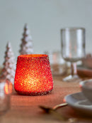 Bloomingville - Filiz Fyrfadsstage, Guld, Genanvendt Glas - Ø11 × H11 cm
