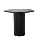 Bloomingville - Porto Spisebord, Sort, FSC® 100%, mangotræ - Ø90 × H76 cm