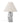 Bloomingville - Silva Bordlampe, Sølv, Stentøj - Ø35 × H49 cm