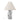 Bloomingville - Silva Bordlampe, Sølv, Stentøj - Ø35 × H49 cm