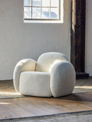 Bloomingville - Zanno Loungestol, Hvid, FSC® Mix, fyrretræ - L110 × H80 × B90 cm