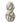 Bloomingville - Nicola Vase, Sort, Stentøj - Ø17,5 × H34 cm