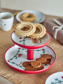 Bloomingville - Yule Etagere, Natur, Stentøj - Ø22 × H13 cm