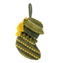 Bloomingville - Jeanne Ornament, Grøn, Bomuld - L12 × H16 × B3 cm