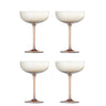 Bloomingville - Aston Cocktailglas, bronze, Glas - Ø12 × H17 cm, sæt med 4