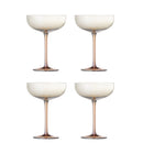 Bloomingville - Aston Cocktailglas, bronze, Glas - Ø12 × H17 cm, sæt med 4