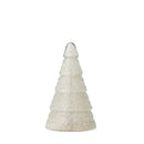 Bloomingville - Emilius Dekotræ, Hvid, Genanvendt Glas - Ø14 × H23,5 cm