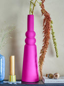 Bloomingville - Isolde Vase, rosa, Stentøj - Ø7,5 × H28,5 cm