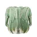 Bloomingville - Pontus Vase, Grøn, Stentøj - Ø15,5 × H15,5 cm