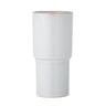 Bloomingville - Marji Vase, Hvid, Stentøj - Ø12 × H24 cm