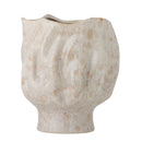 Bloomingville - Adair Vase, Hvid, Stentøj - Ø21 × H24 cm