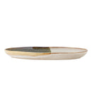 Bloomingville - Jules Serveringsfad, Grøn, Stentøj - L33,5 × H3,5 × B18,5 cm