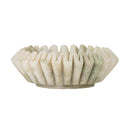 Bloomingville - Harmonia Skål, Grøn, Marmor - Ø17,5 × H6 cm