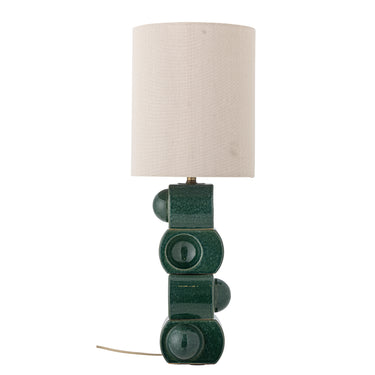Bloomingville - Brady Bordlampe, Grøn, Stentøj - Ø25 × H68 cm