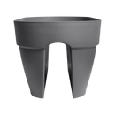 Elho - Altanpotte, Vibia Flower Bridge L60 cm, Antracit