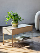 Bloomingville - Aveline Bænk, Natur, MDF - L80 × H45 × B36 cm