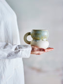 Bloomingville - Luna Krus, Blå, Stentøj - Ø9 × H10 cm, sæt med 4