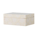 Bloomingville - Cheri Æske m/låg, Natur, Resin - L18 × H7,5 × B13 cm