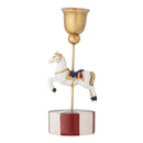 Bloomingville - Merry-go-round Lysestage, Multifarvet, Polyresin - Ø7 × H20 cm