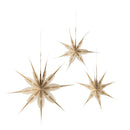 Bloomingville - Ilo Stjerne, Hvid, FSC® Mix, papir - Ø45 × H16/Ø45 × H13/Ø66 × H20 cm, sæt med 3