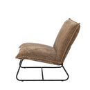 Bloomingville - Cape Loungestol, Brun, Genanvendt polyester - L90 × H80 × B87 cm