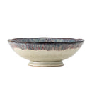 Bloomingville - Imogen Skål, Multifarvet, Stentøj - Ø24 × H8 cm