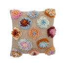 Bloomingville - Somma Pude, Multifarvet, Uld - L50 × B50 cm